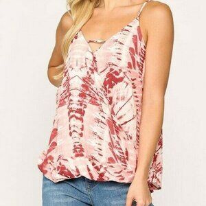 Gigio By Umgee Tank Top Tie Dye Boho